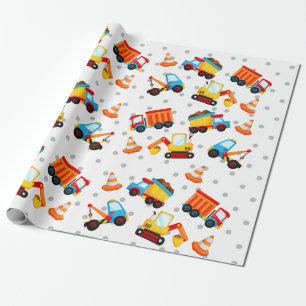 Bygg upp Lastbil Cute Mönster Boy Presentpapper