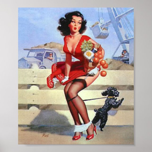 Bygg vintage affisch (Framsidan)