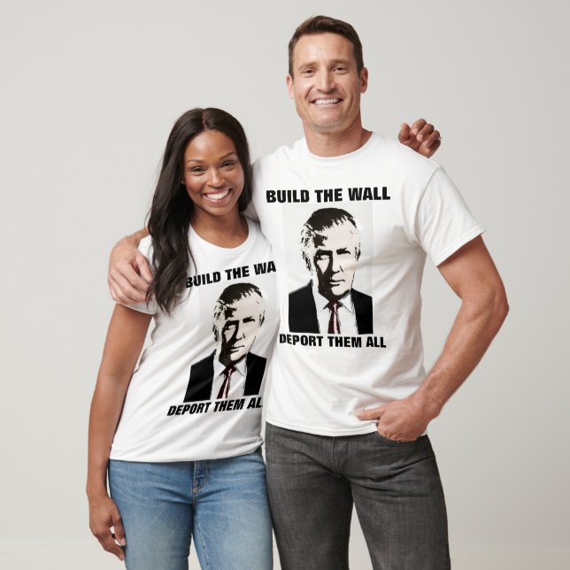 BYGG WALL, DEPORT ALL, TRUMP T-SHIRTS (Unisex)
