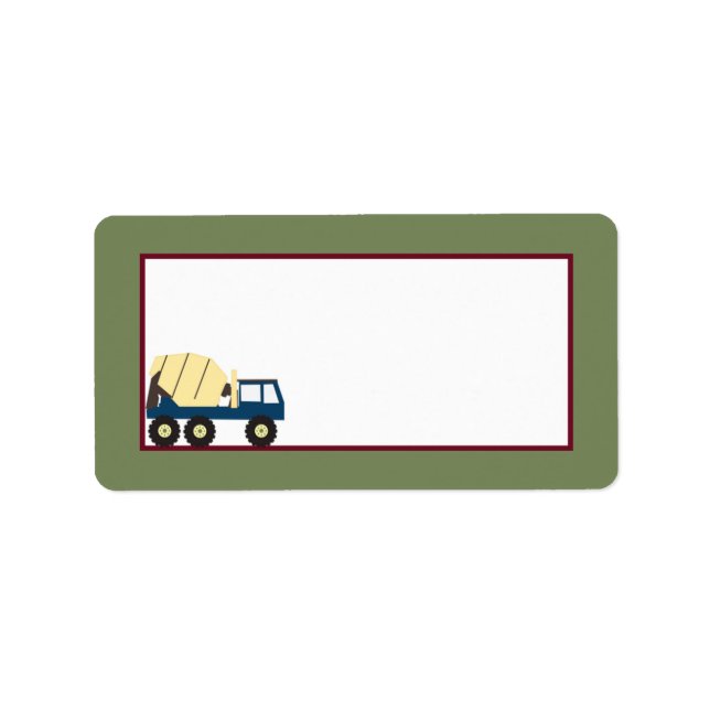 Bygg Zon e-post Adress Adressetikett (Framsidan)