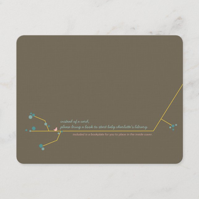 Bygga bo fågeln + För bokägarmärkemellanlägg för Tilläggskort (Framsida)