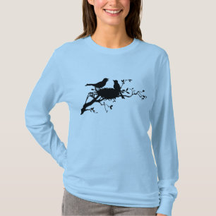 Bygga bo fåglar t shirt