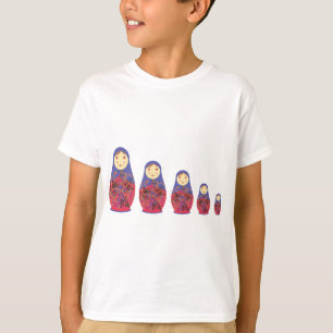 Bygga bo för ryss för Matryoshka docka~/Babushka T-shirt