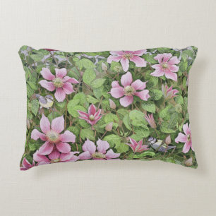 Bygga bo i Clematis Prydnadskudde