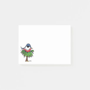 Bygga bo instinkt noterar post-it block