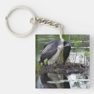 Bygga bo Loonkeychain
