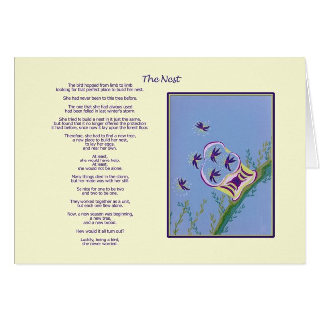 Bygga bokortet hälsningskort (Framsidan Horizontal)