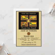 Bygga Dekorationerna Lastbil Barns födelsedag Part