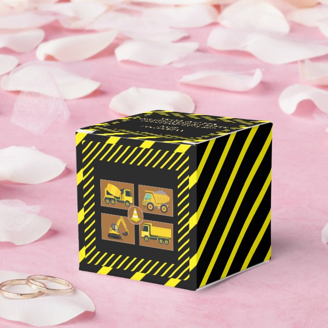 Bygga Dekorationerna Lastbil Barns födelsedag Part Presentaskar (Bröllop)