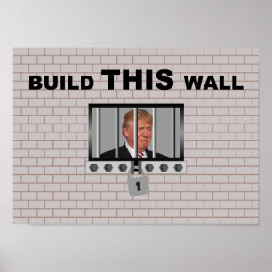 Bygga DENNA vägg/Anti trumf, Poster