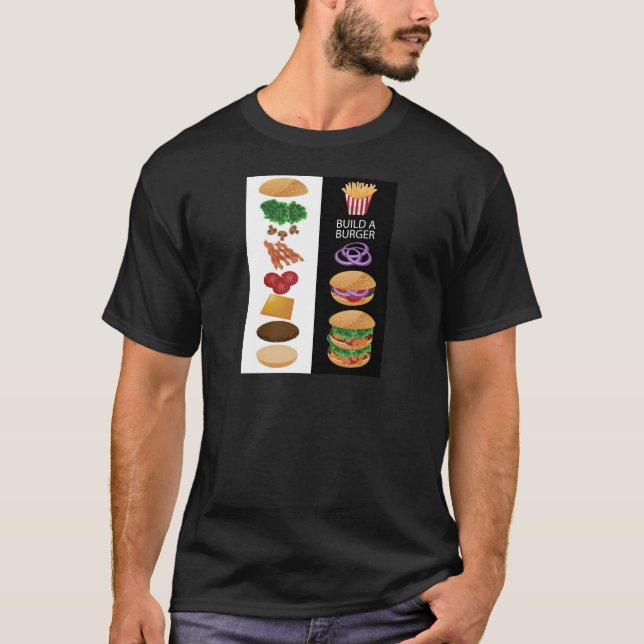 Bygga en hamburgare t-shirt (Framsida)