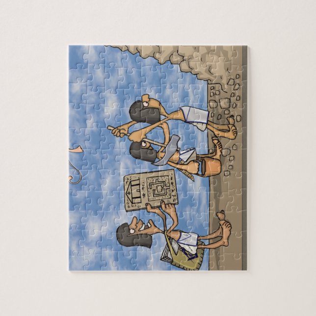 Bygga en pyramid pussel (Vertikal)