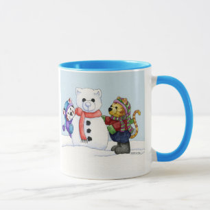Bygga en snökattmugg mugg