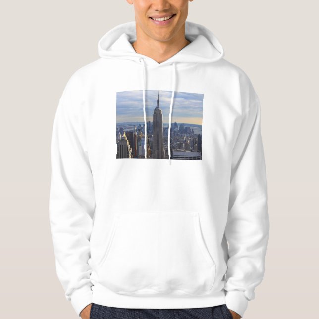 bygga för empire state hoodie (Framsida)