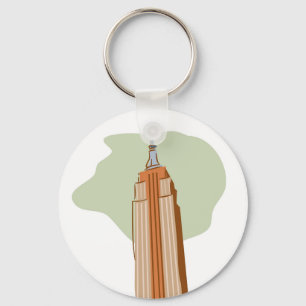 Bygga för empire state nyckelring