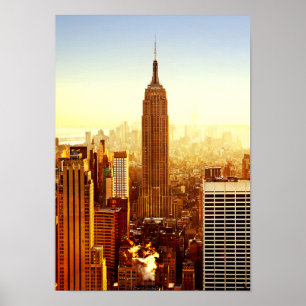 Bygga för USA NYC empire state Poster