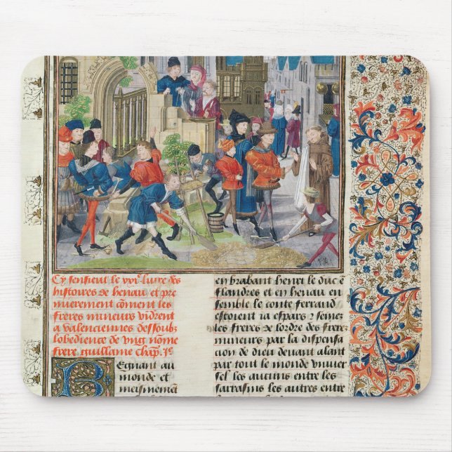 Bygga fundamenten av kloster musmatta (Framsidan)