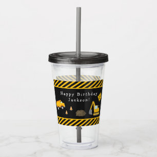 Bygga Grattis på födelsedagen med Namn och ålde Take Away Mugg
