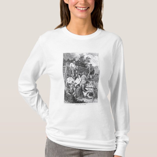 Bygga Logga-Kabinen T-shirt (Framsida)