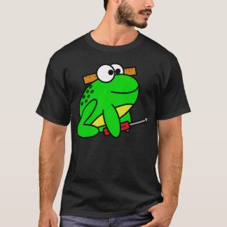 Bygga med grodor t-shirt
