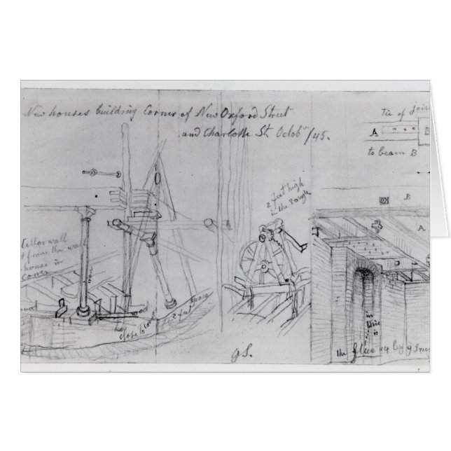 Bygga nya hus hälsningskort (Framsidan Horizontal)