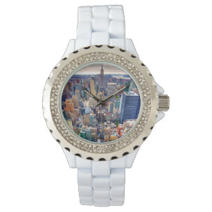 Bygga och Midtown Manhattan för empire state Armbandsur