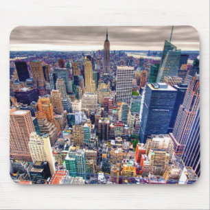 Bygga och Midtown Manhattan för empire state Musmatta