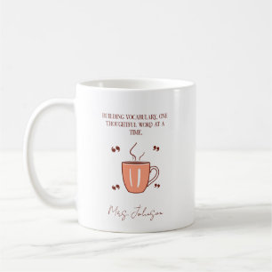 Bygga ordförråd engelsk lärare kaffemugg
