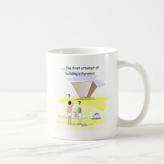 Bygga pyramiderna kaffemugg (Höger)