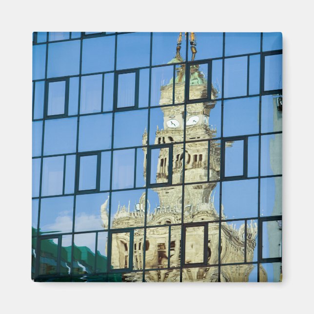 Bygga reflektioner magnet (Framsidan)