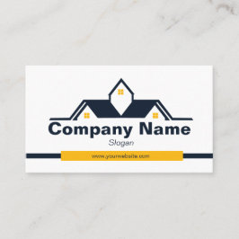 Bygga riktigt Gods Modern enkel, minimalistisk Visitkort