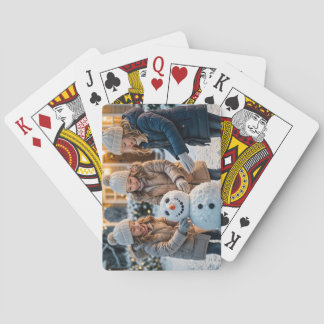 Bygga Snögubbe i jul Casinokort