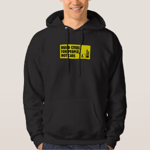 Bygga städer för människor inte bilar  Urban plane Hoodie