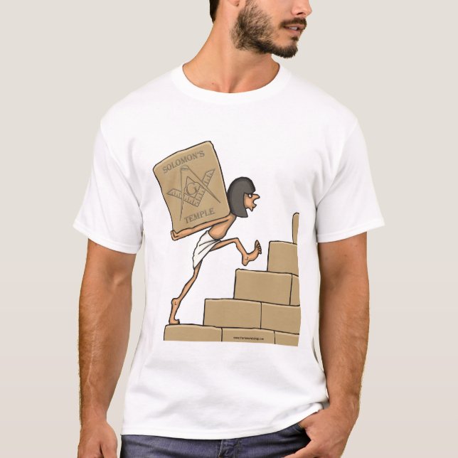 Bygga tempelet tee shirt (Framsida)