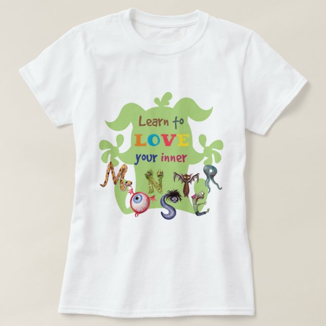 Bygga upp ditt inre monster t shirt (Design framsida)