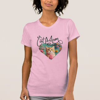 Bygga upp Kattdjur Kärlek med vår ärade katt Mamma T Shirt