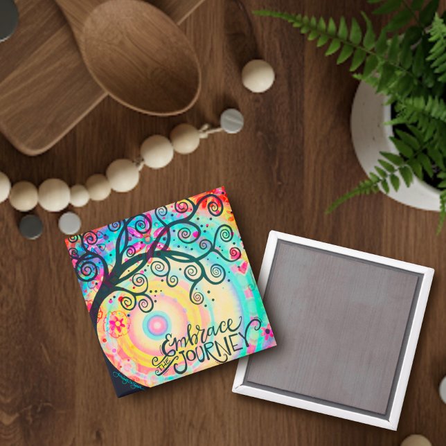 Bygga upp resan inspirerande magnet (Skapare uppladdad)