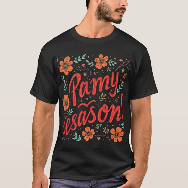 Bygga upp sommarviberna med vår levande och stilfu t shirt (Framsida)