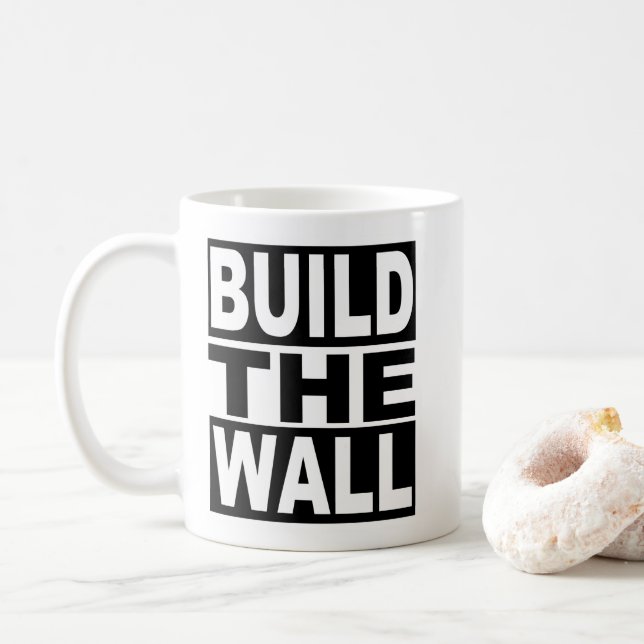Bygga väggen kaffemugg (Med munk)