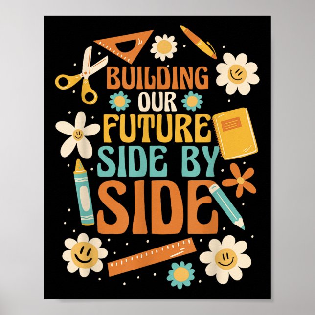 Bygga vår framtid sida vid sida poster (Framsidan)