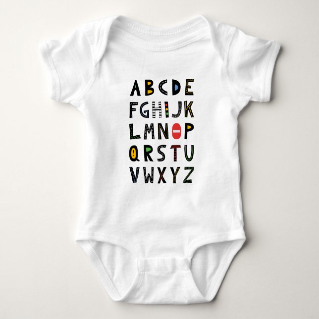 Byggalfabet T Shirt (Framsida)