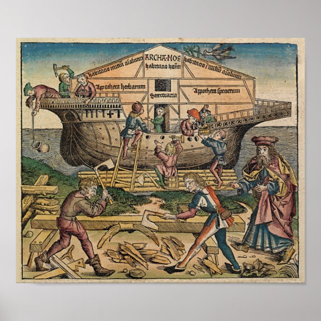 Byggande av Ark 1493 - Poster (Framsidan)