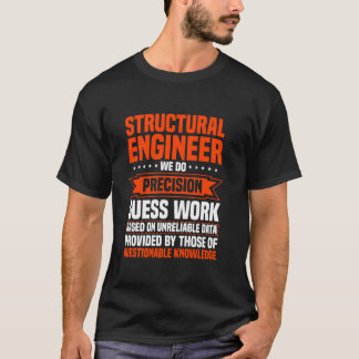 Byggande av det civila Byggnaden Ingenjör en T Shirt