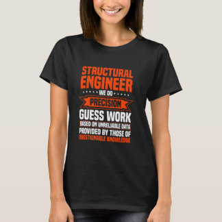 Byggande av det civila Byggnaden Ingenjör en T Shirt