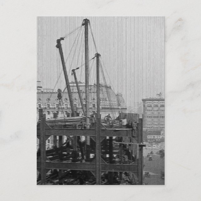 Byggande av One Times Square New York City Vykort (Framsida)