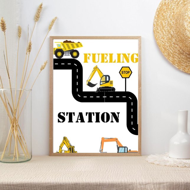 Byggande av Station Lastbil Party Poster (Skapare uppladdad)