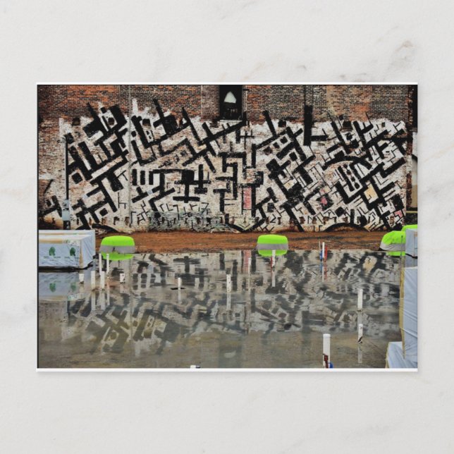 Byggande av tak i Capricorn Vykort (Framsida)