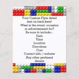 Byggande block Primary Färg Boy's Birthday/Party Flygblad
