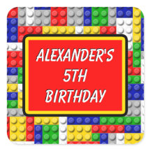 Byggande block Primary Färg Boy's Birthday/Party