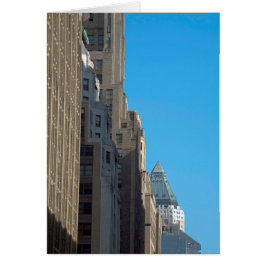 Byggande facades Manhattan New York USA Hälsningskort